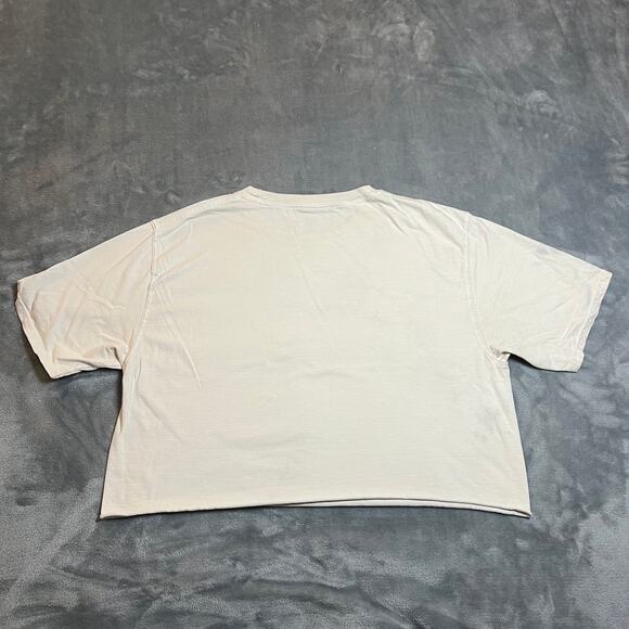 Techstyles Yosemite California Crop Crewneck T-Shirt Size Medium **TINY FLAW** - Picture 2 of 11